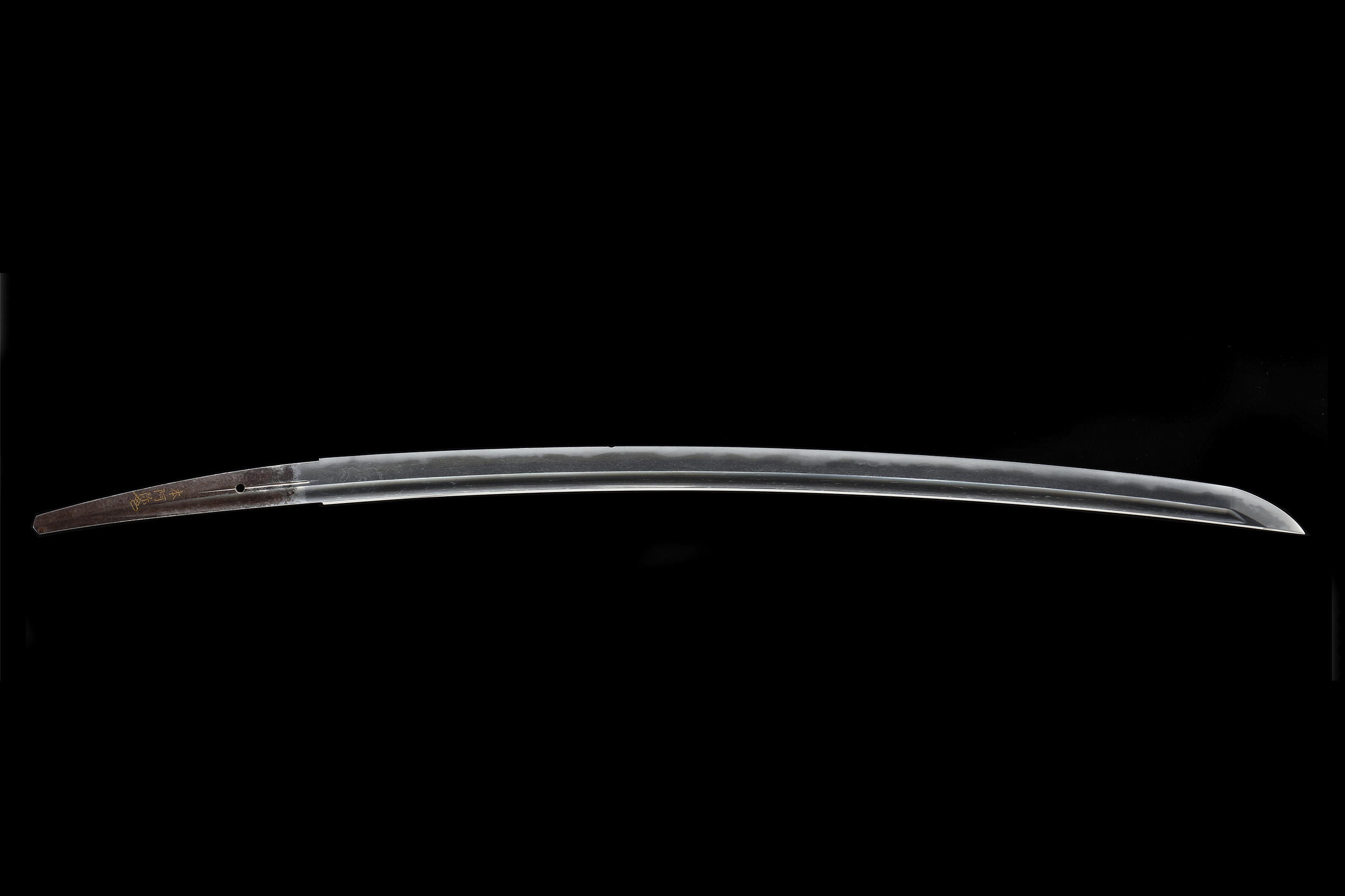 <i>Katana</i> Long Sword<br />Inscription: Masamune Suriage Hon'ami, insignia<br/ >Known as 