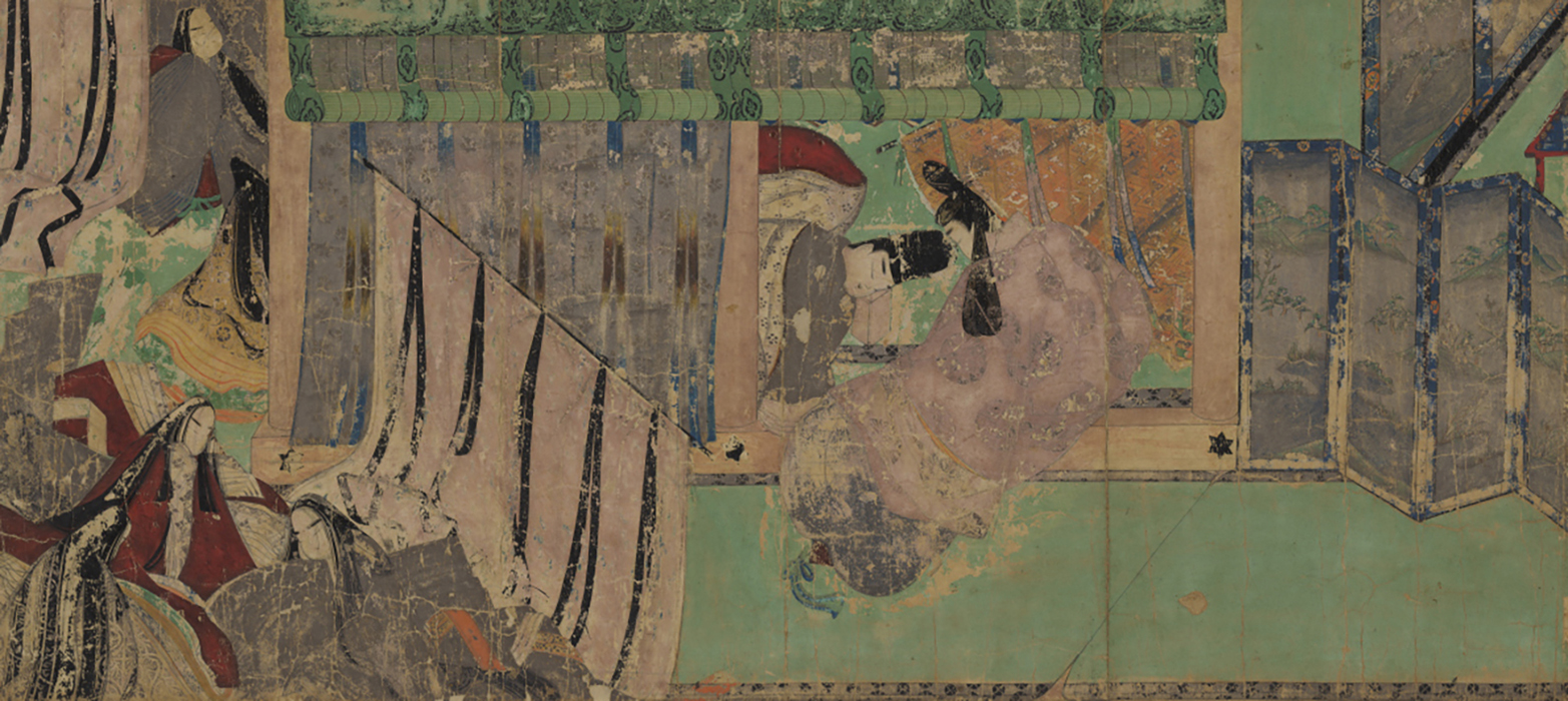 源氏物語絵巻 - 柏木二