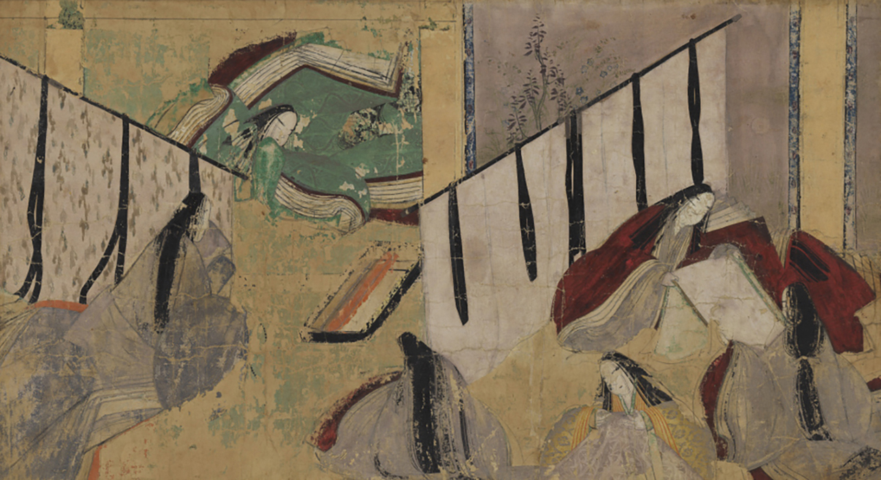 源氏物語絵巻 早蕨 - 名古屋・徳川美術館｜The Tokugawa Art Museum