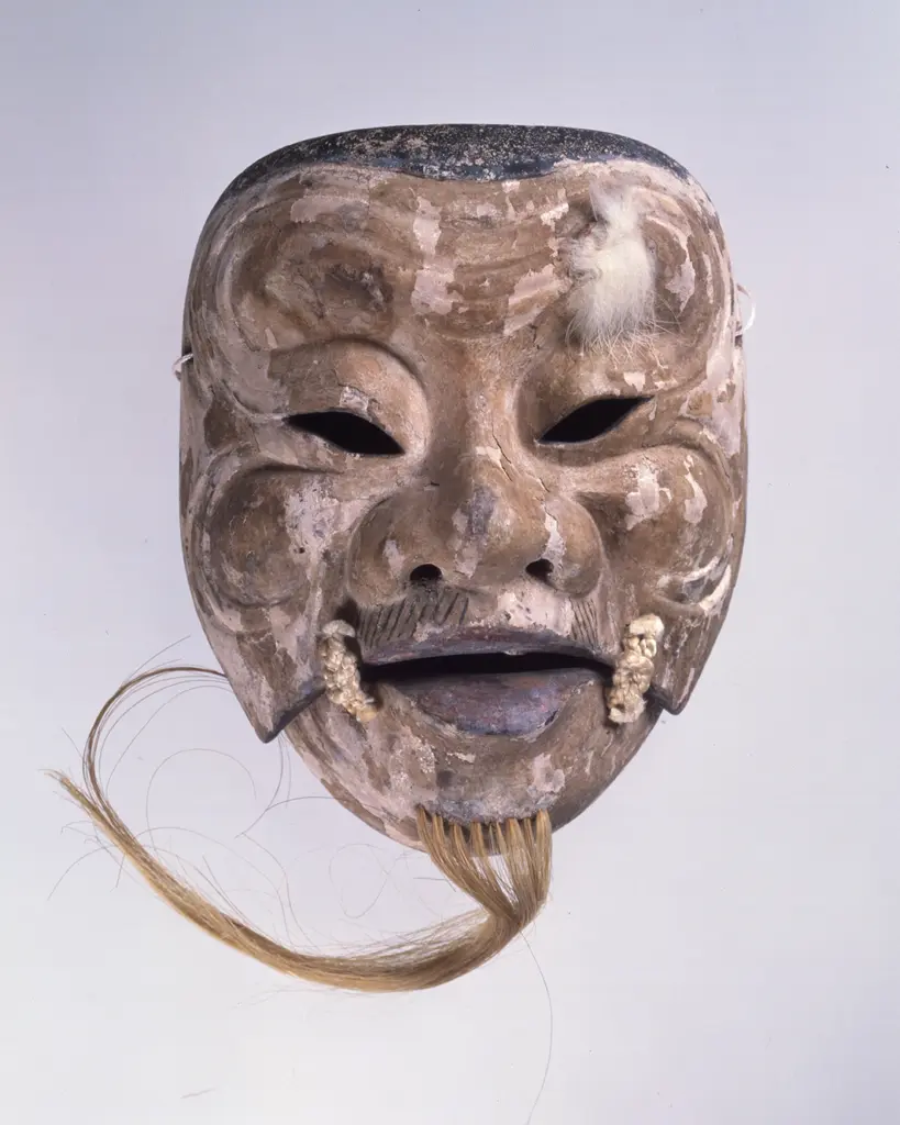 能面 父尉 刻銘 ｢子部｣ - 名古屋・徳川美術館 | The Tokugawa Art Museum